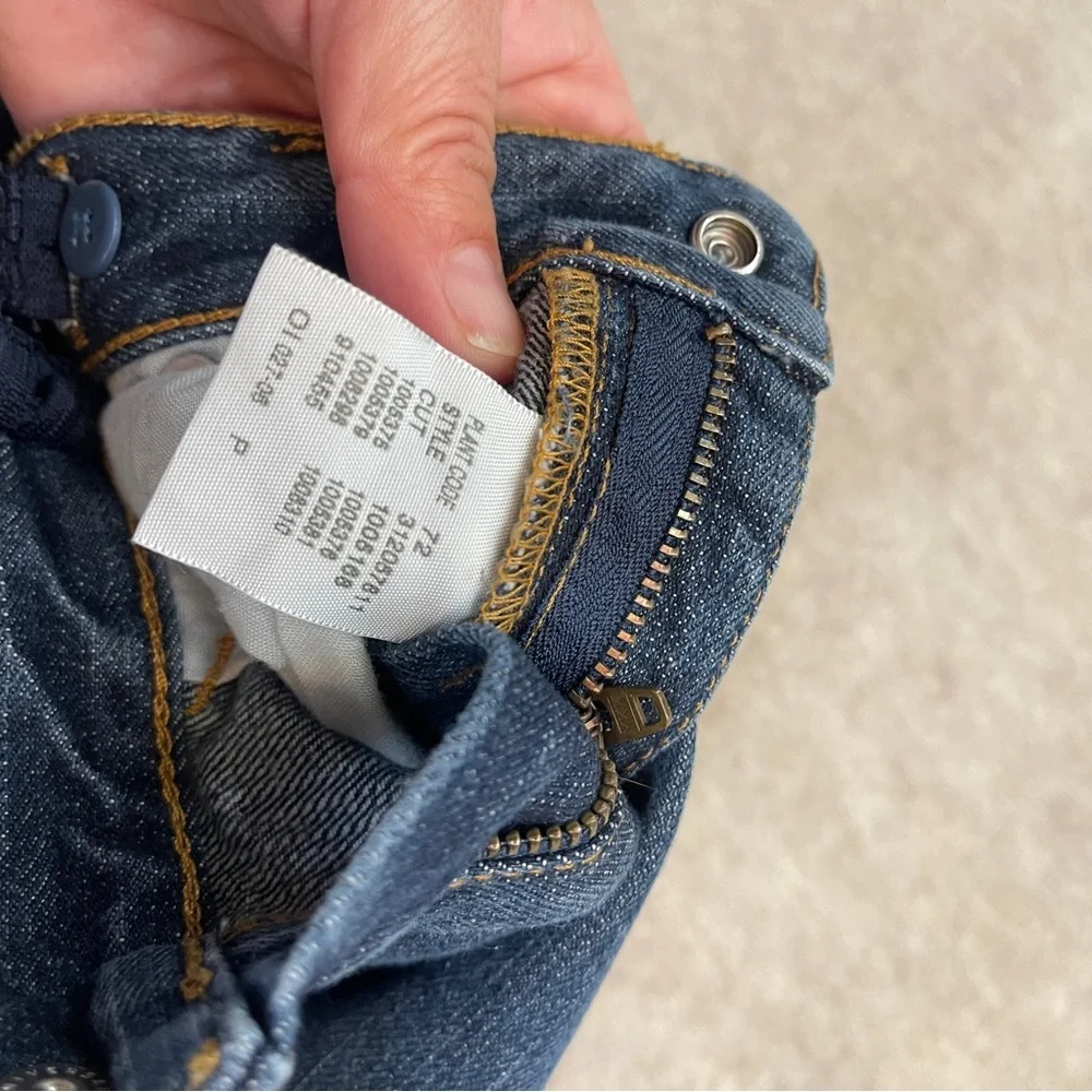 Ralph Lauren Dark Wash Denim Bootcut Cotton Jeans Girl’s Size 6X